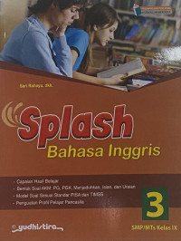 Image of SPLASH Bahasa Inggris untuk SMP/MTs Kelas IX