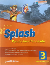 Image of SPLASH Pendidikan Pancasila untuk SMP/MTs Kelas IX
